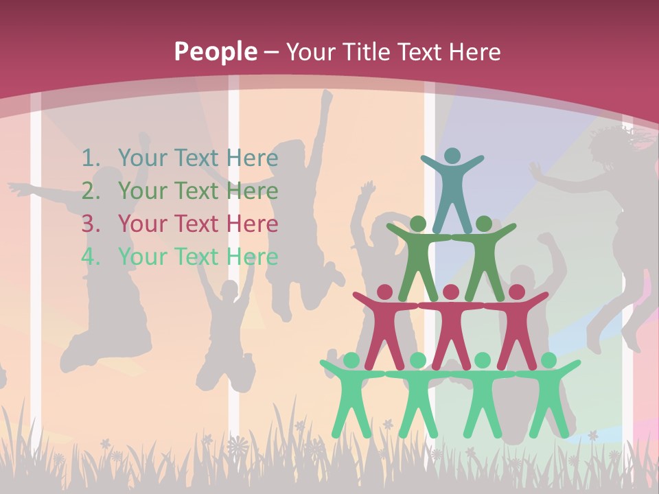 Friendship Successful Youth PowerPoint Template