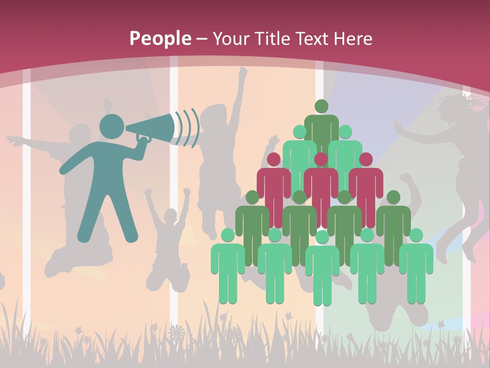 Friendship Successful Youth PowerPoint Template