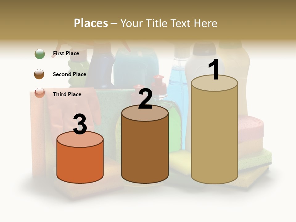 Protective Glove Housework Household Equipment PowerPoint Template