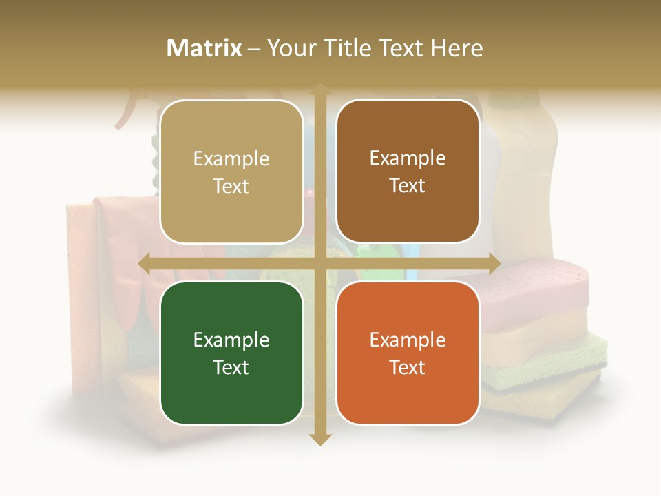 Protective Glove Housework Household Equipment PowerPoint Template