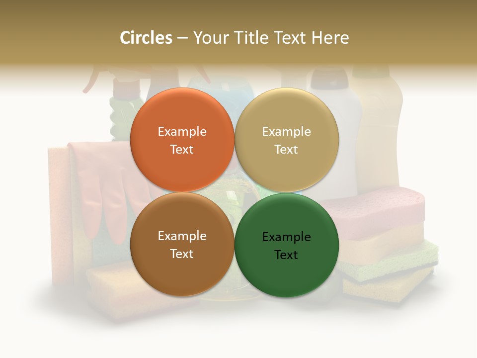 Protective Glove Housework Household Equipment PowerPoint Template