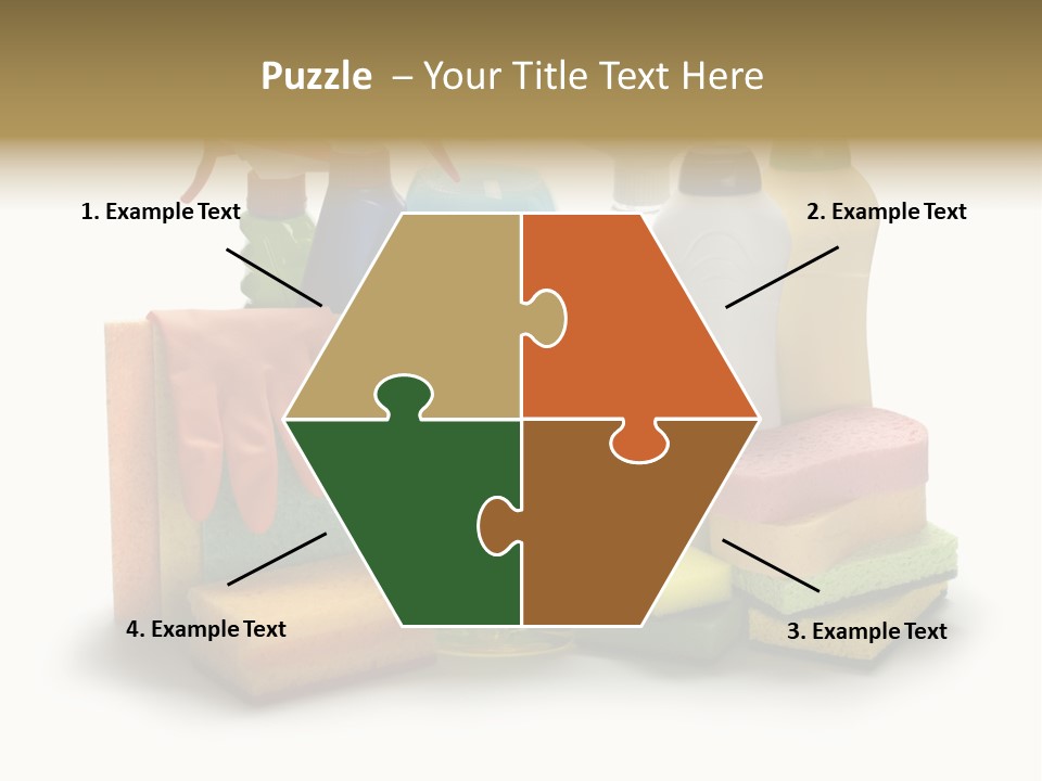 Protective Glove Housework Household Equipment PowerPoint Template