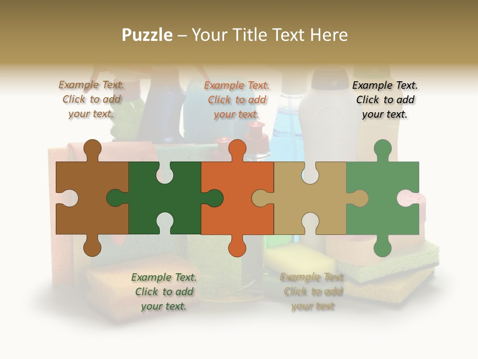 Protective Glove Housework Household Equipment PowerPoint Template