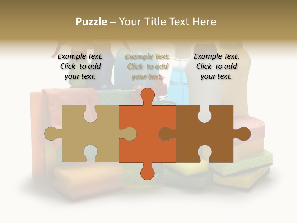 Protective Glove Housework Household Equipment PowerPoint Template