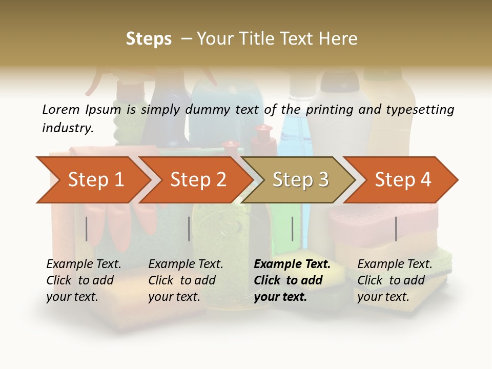 Protective Glove Housework Household Equipment PowerPoint Template