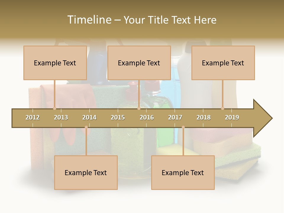 Protective Glove Housework Household Equipment PowerPoint Template