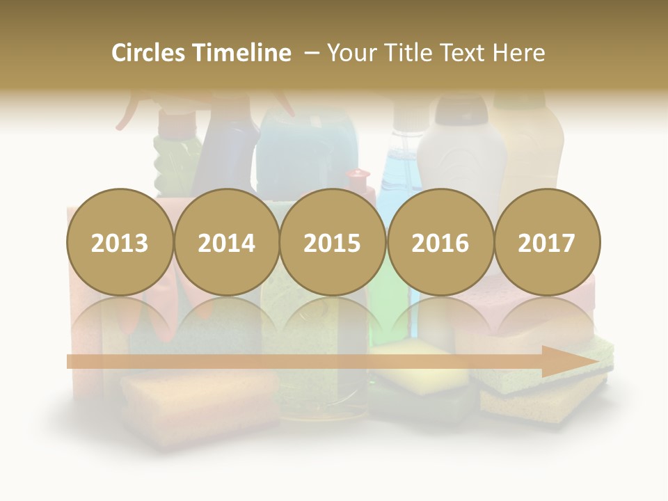 Protective Glove Housework Household Equipment PowerPoint Template