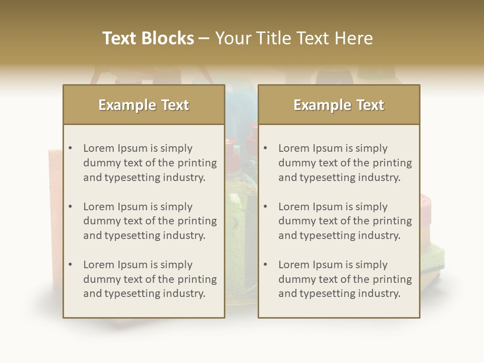 Protective Glove Housework Household Equipment PowerPoint Template