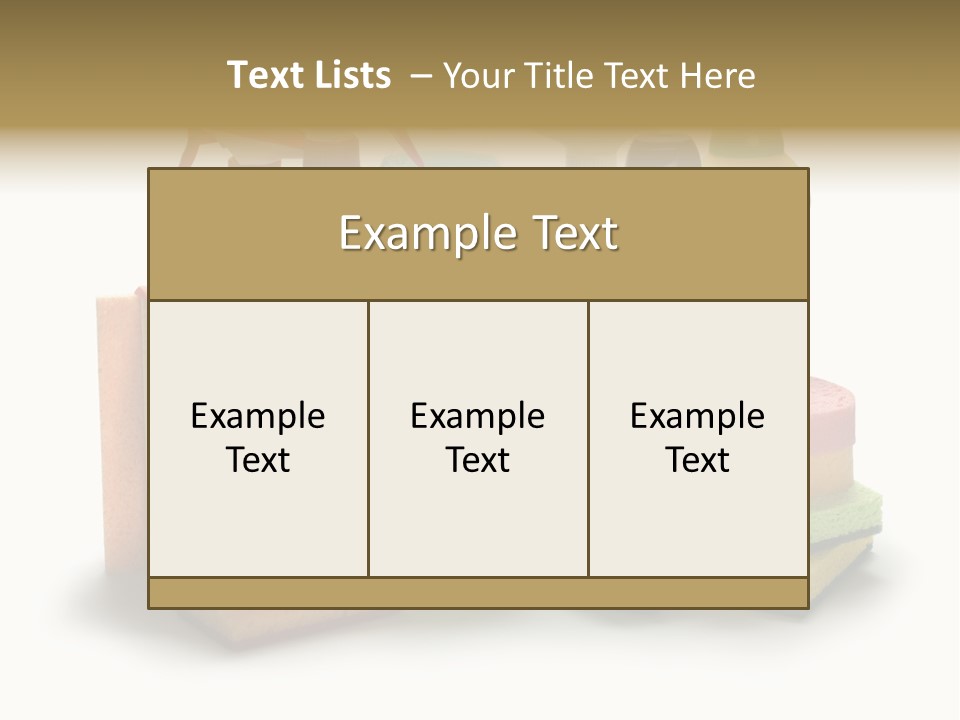 Protective Glove Housework Household Equipment PowerPoint Template