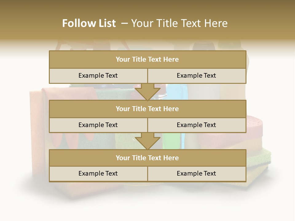 Protective Glove Housework Household Equipment PowerPoint Template