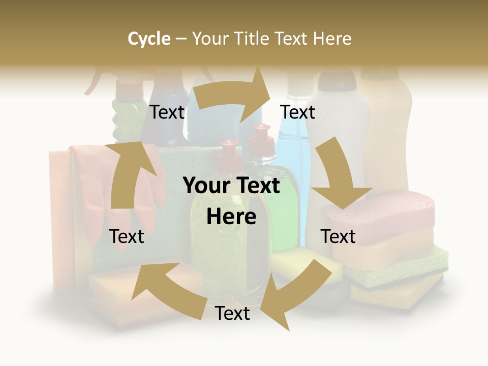 Protective Glove Housework Household Equipment PowerPoint Template