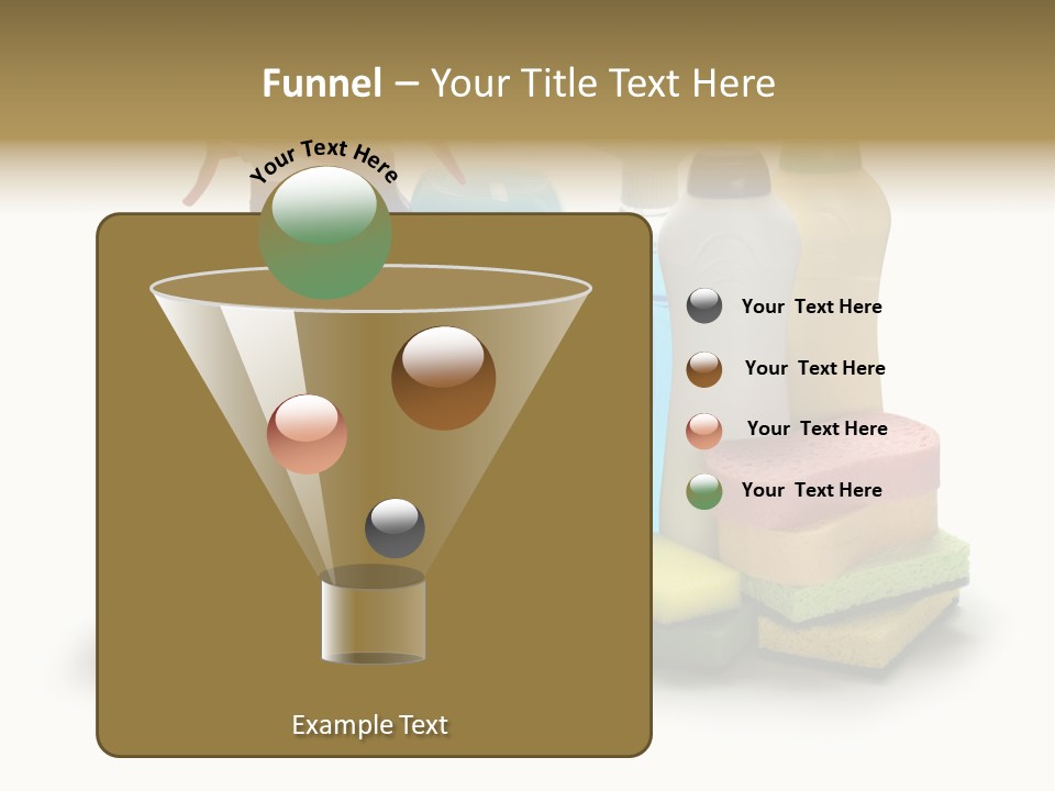 Protective Glove Housework Household Equipment PowerPoint Template