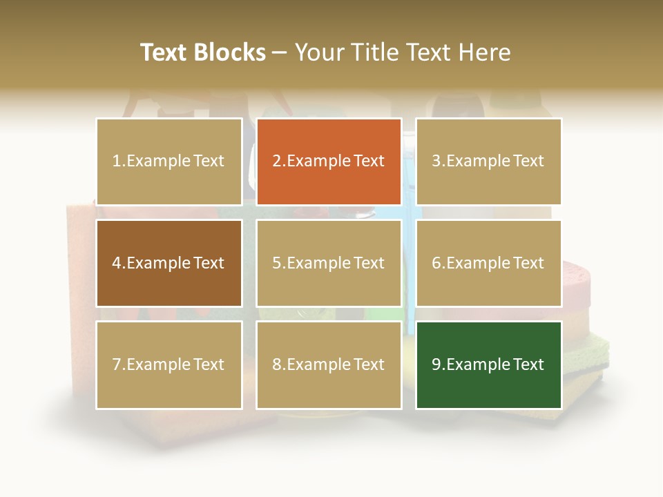 Protective Glove Housework Household Equipment PowerPoint Template