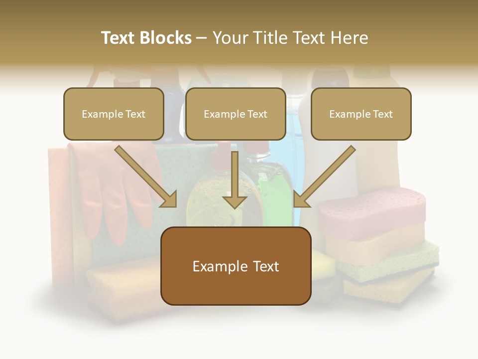 Protective Glove Housework Household Equipment PowerPoint Template