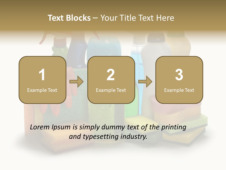 Protective Glove Housework Household Equipment PowerPoint Template