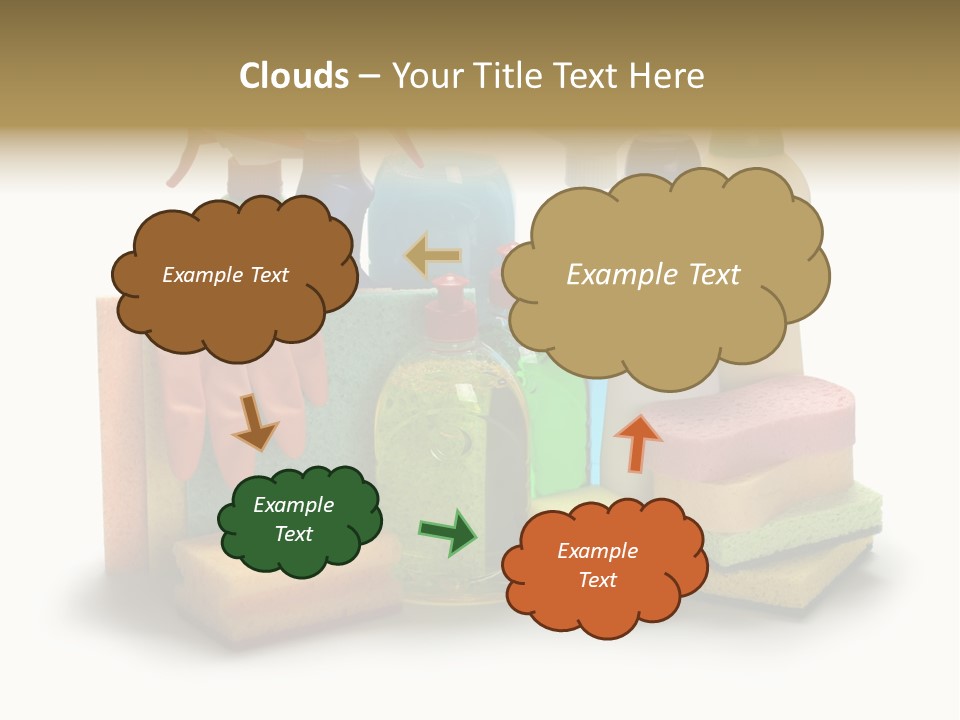 Protective Glove Housework Household Equipment PowerPoint Template