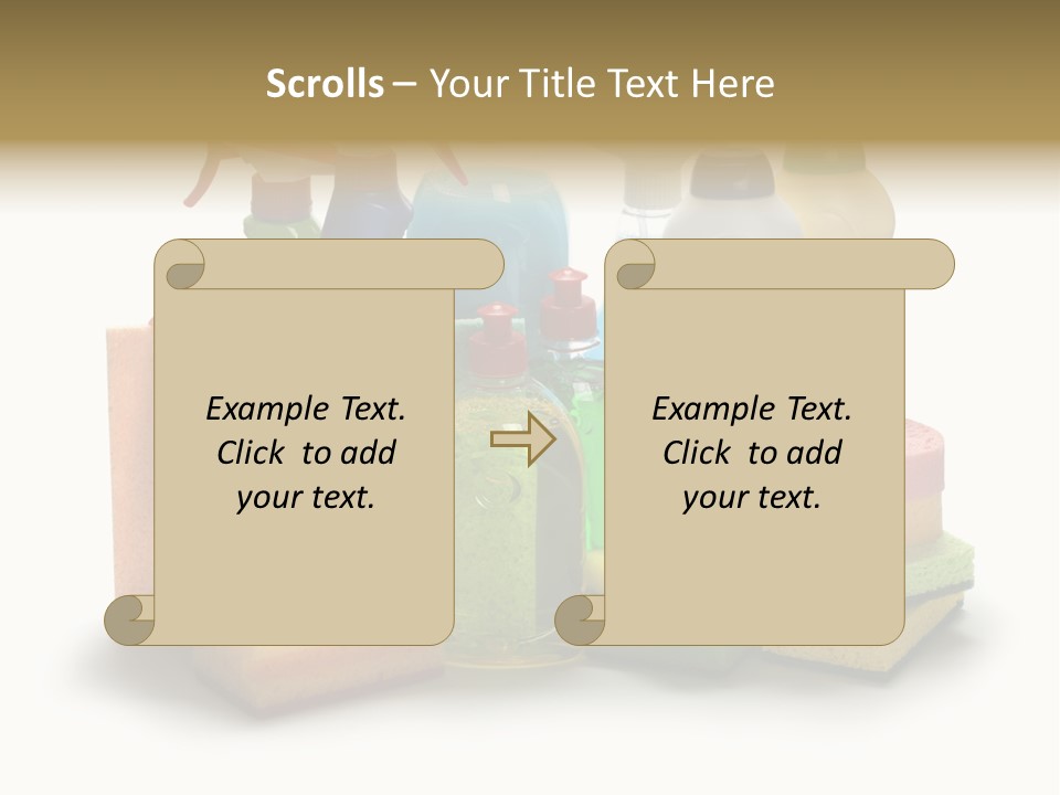 Protective Glove Housework Household Equipment PowerPoint Template