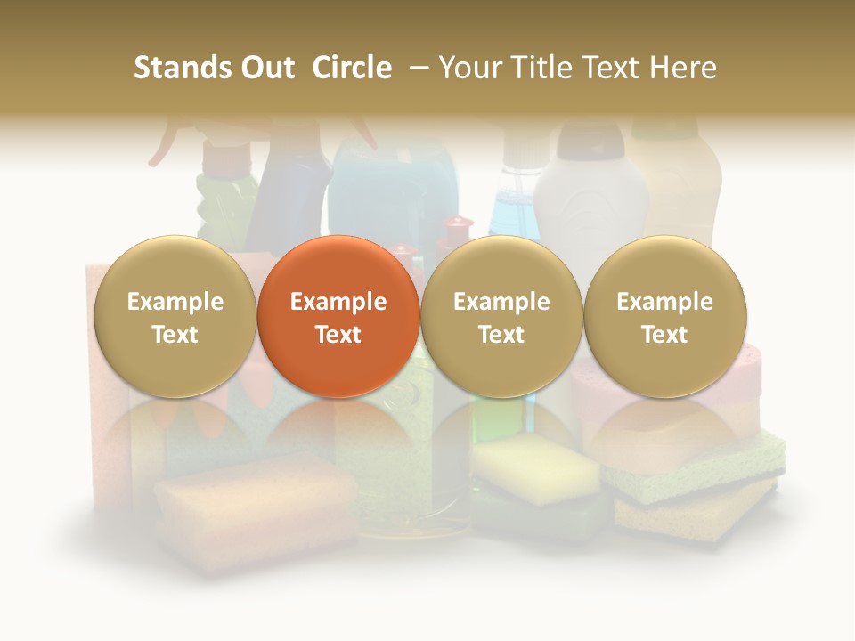 Protective Glove Housework Household Equipment PowerPoint Template