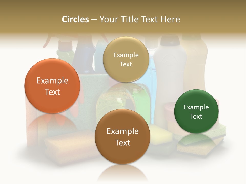 Protective Glove Housework Household Equipment PowerPoint Template