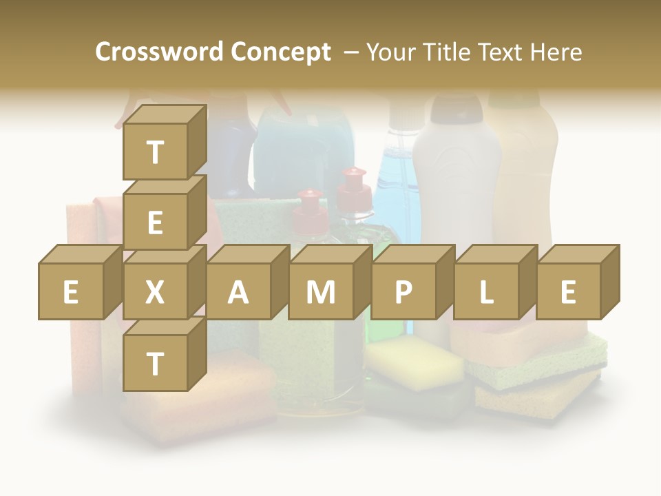 Protective Glove Housework Household Equipment PowerPoint Template