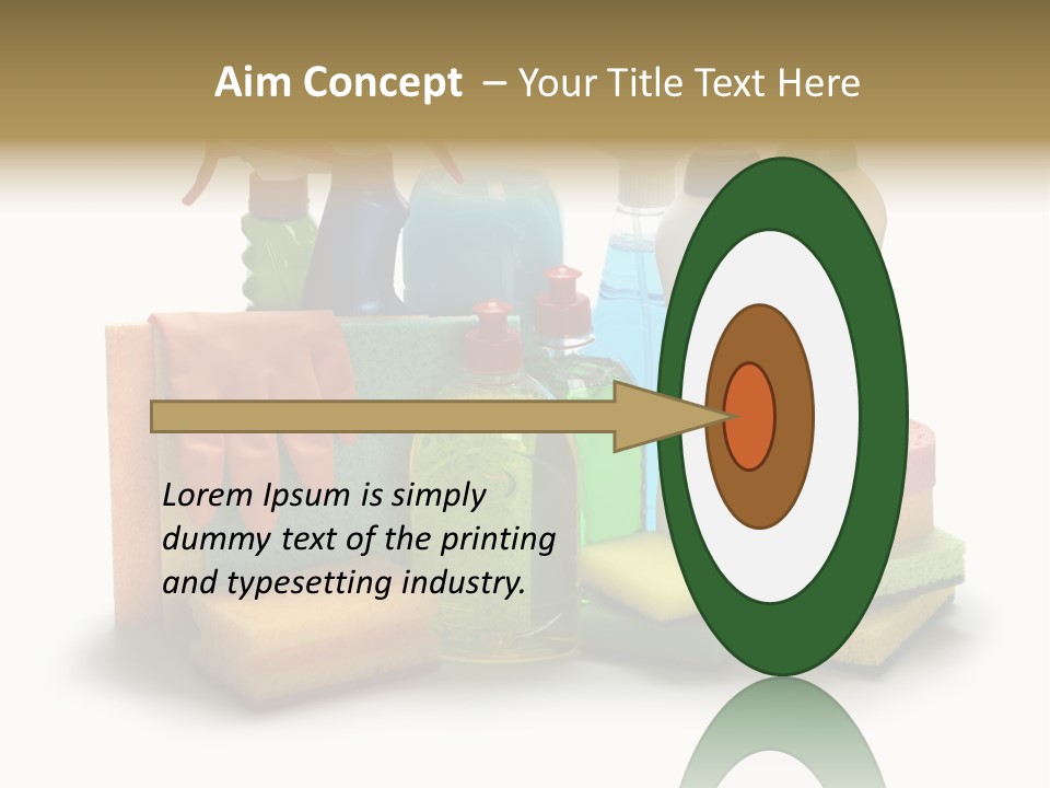 Protective Glove Housework Household Equipment PowerPoint Template