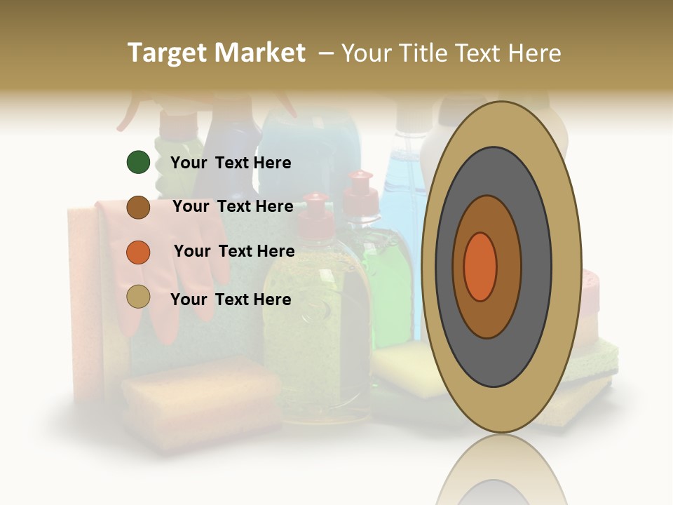 Protective Glove Housework Household Equipment PowerPoint Template