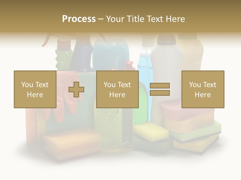 Protective Glove Housework Household Equipment PowerPoint Template