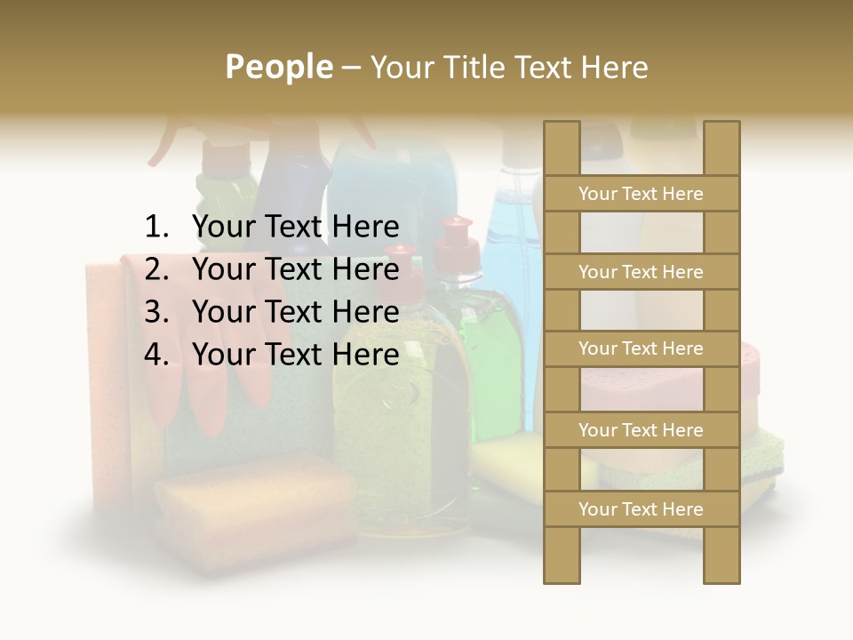 Protective Glove Housework Household Equipment PowerPoint Template