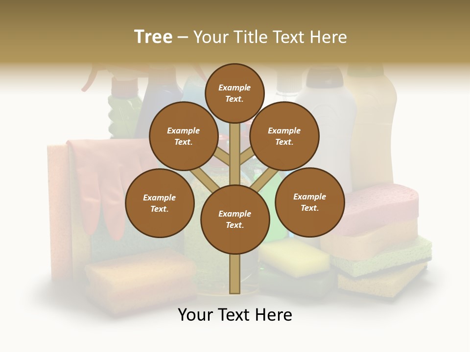 Protective Glove Housework Household Equipment PowerPoint Template