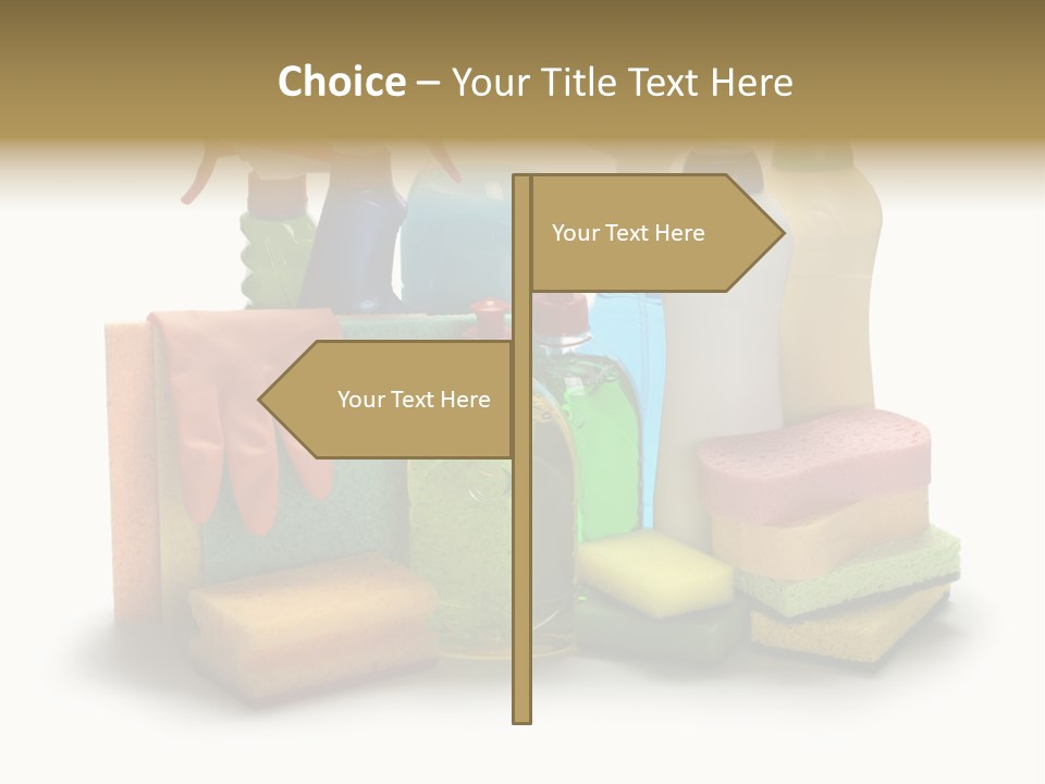 Protective Glove Housework Household Equipment PowerPoint Template