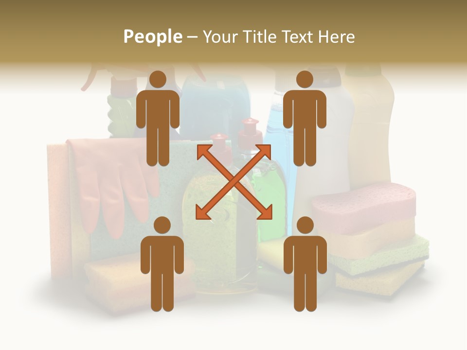 Protective Glove Housework Household Equipment PowerPoint Template