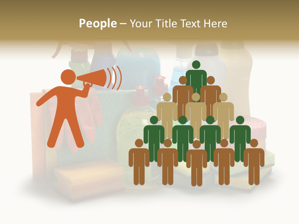 Protective Glove Housework Household Equipment PowerPoint Template