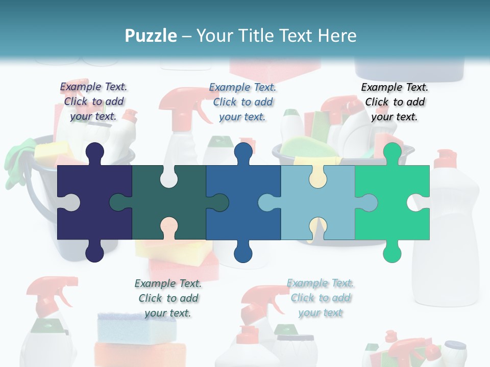 Rubber Household Equipment PowerPoint Template