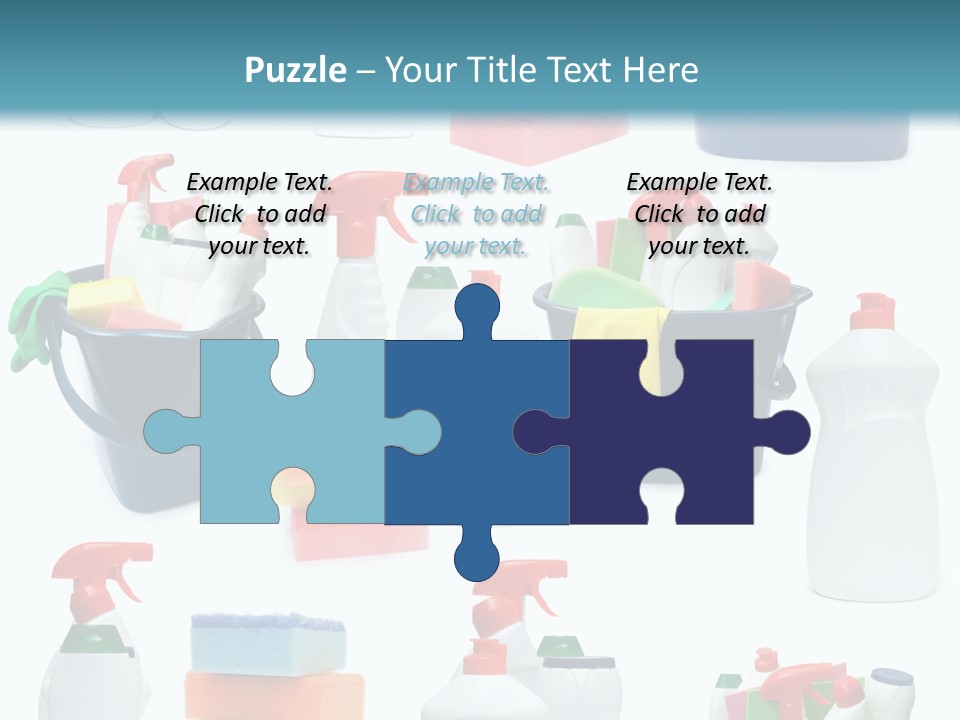 Rubber Household Equipment PowerPoint Template