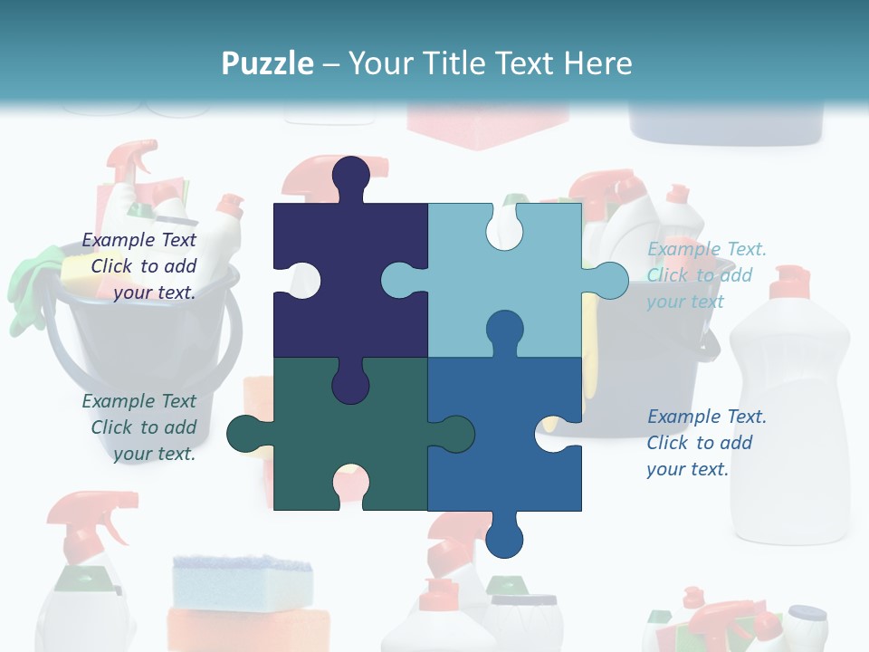 Rubber Household Equipment PowerPoint Template