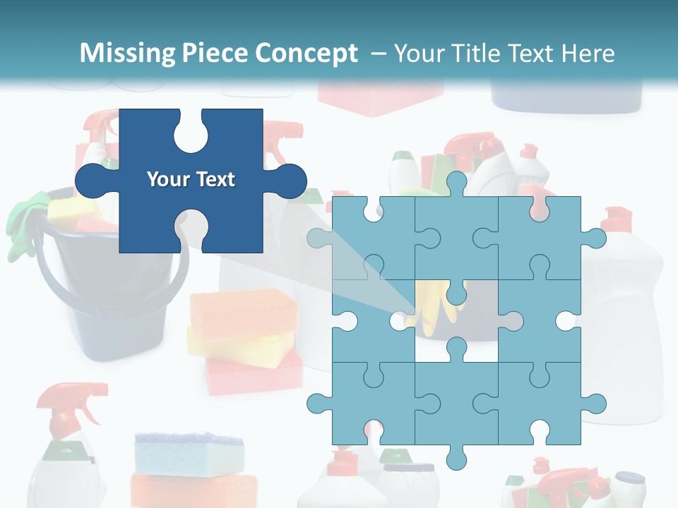 Rubber Household Equipment PowerPoint Template
