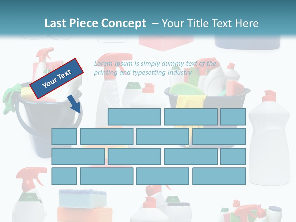 Rubber Household Equipment PowerPoint Template