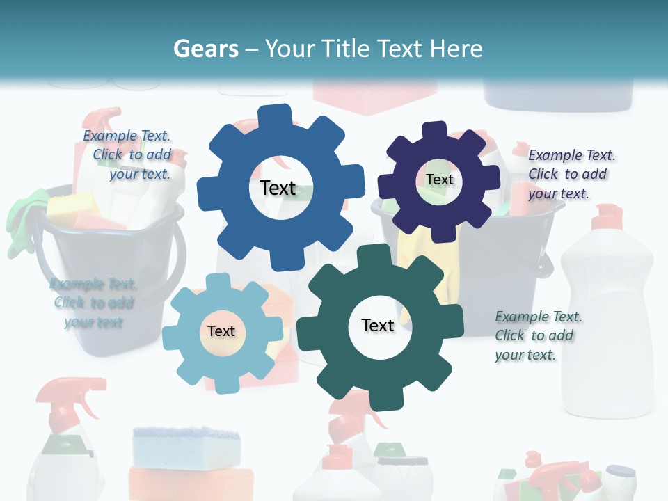 Rubber Household Equipment PowerPoint Template