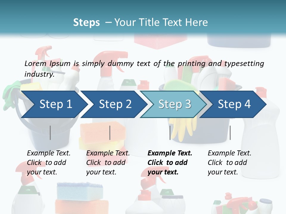 Rubber Household Equipment PowerPoint Template