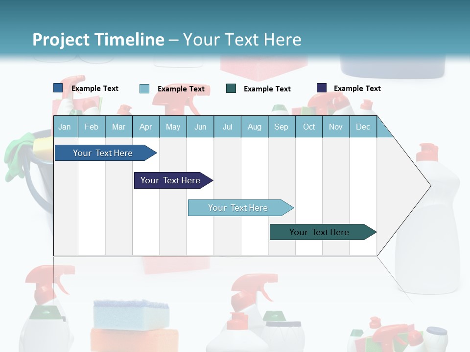 Rubber Household Equipment PowerPoint Template