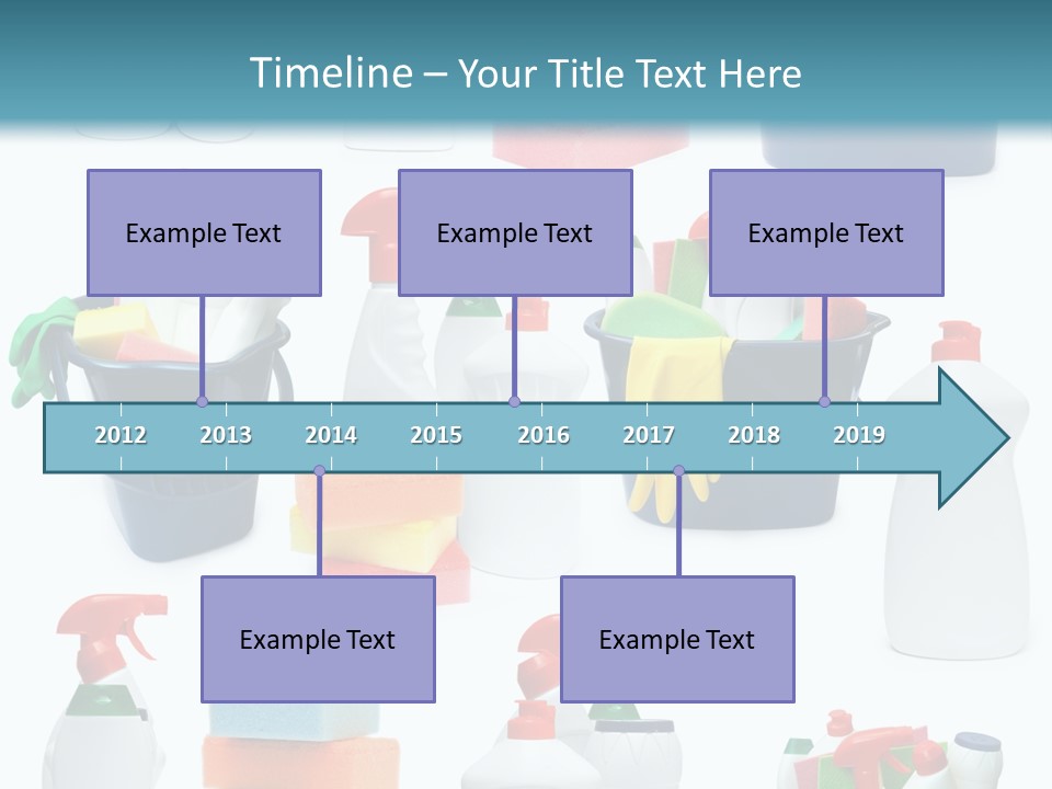Rubber Household Equipment PowerPoint Template