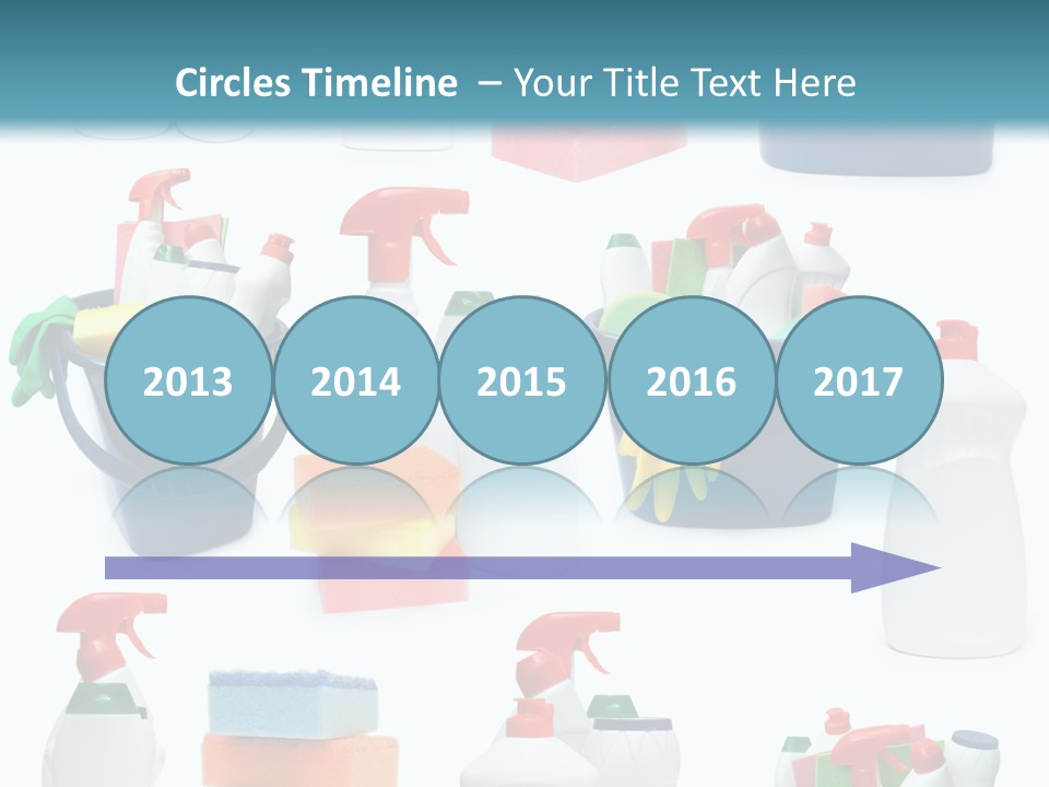 Rubber Household Equipment PowerPoint Template