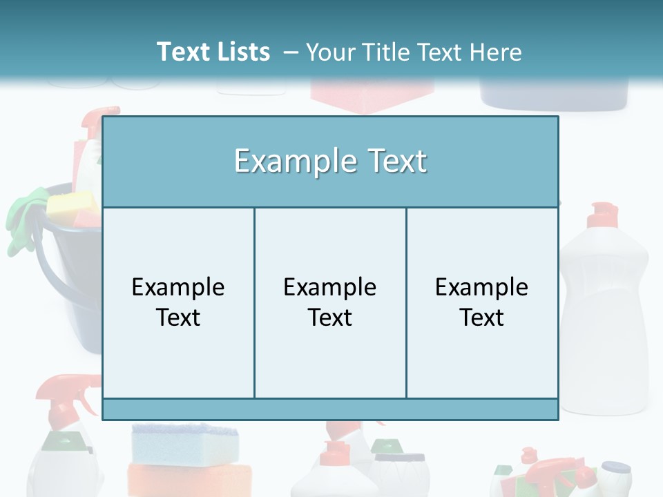Rubber Household Equipment PowerPoint Template