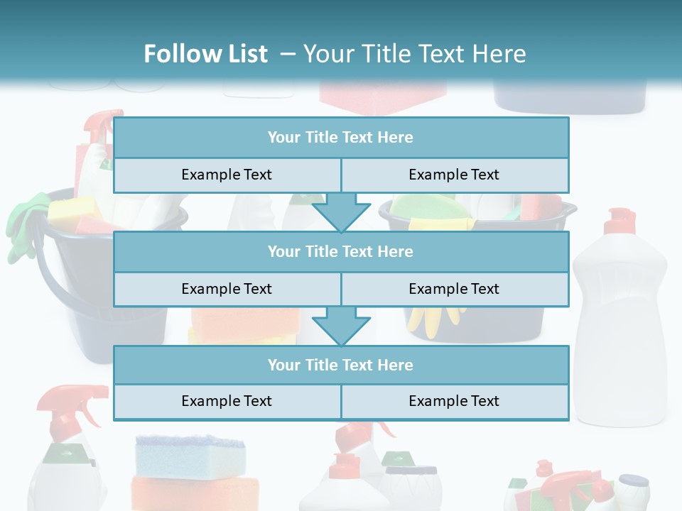 Rubber Household Equipment PowerPoint Template