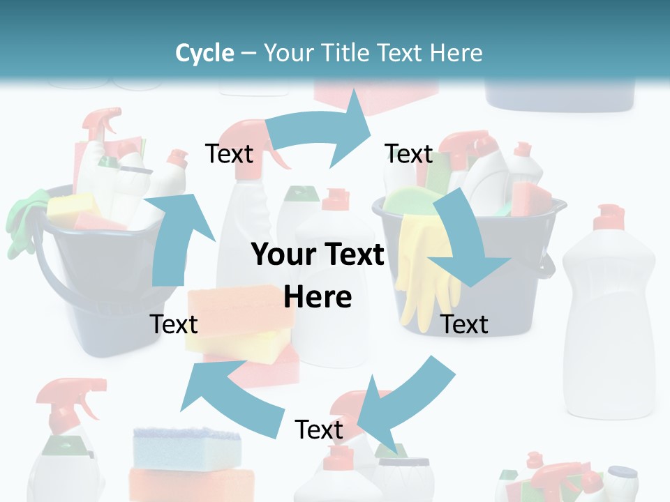 Rubber Household Equipment PowerPoint Template