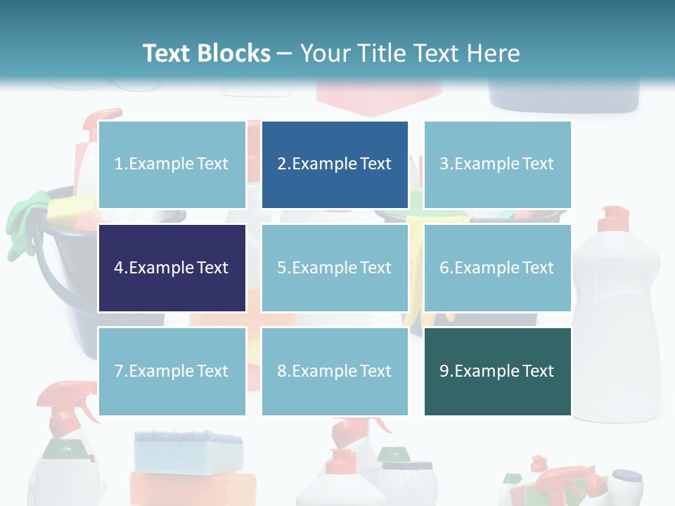 Rubber Household Equipment PowerPoint Template