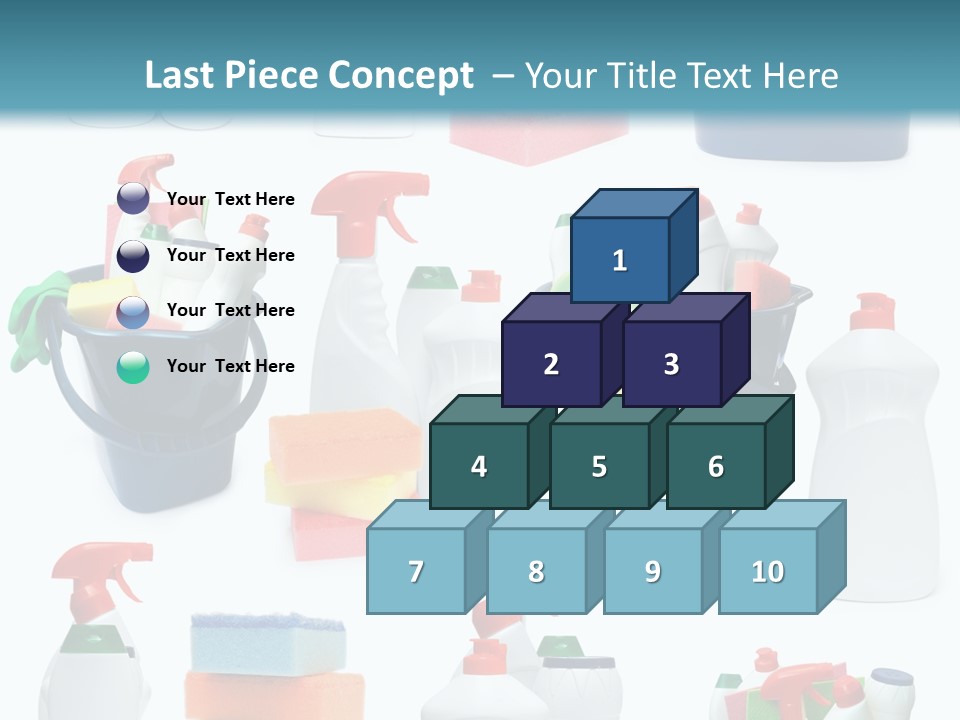 Rubber Household Equipment PowerPoint Template