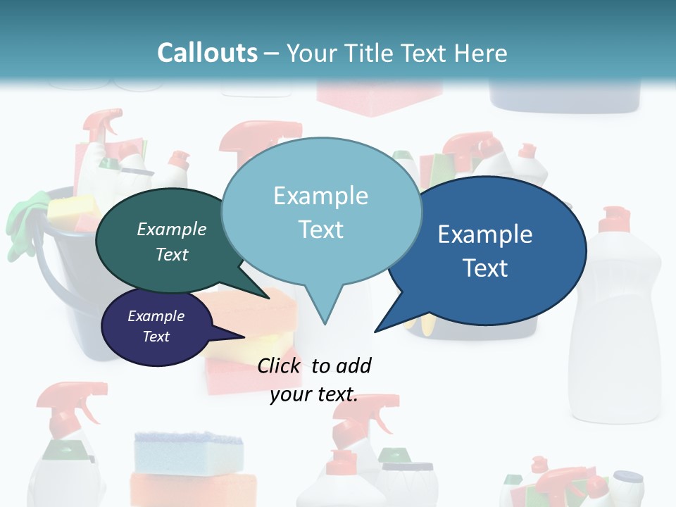 Rubber Household Equipment PowerPoint Template