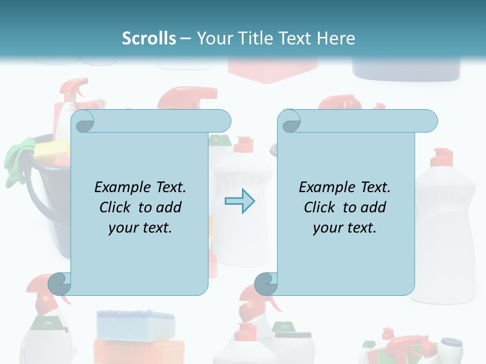 Rubber Household Equipment PowerPoint Template