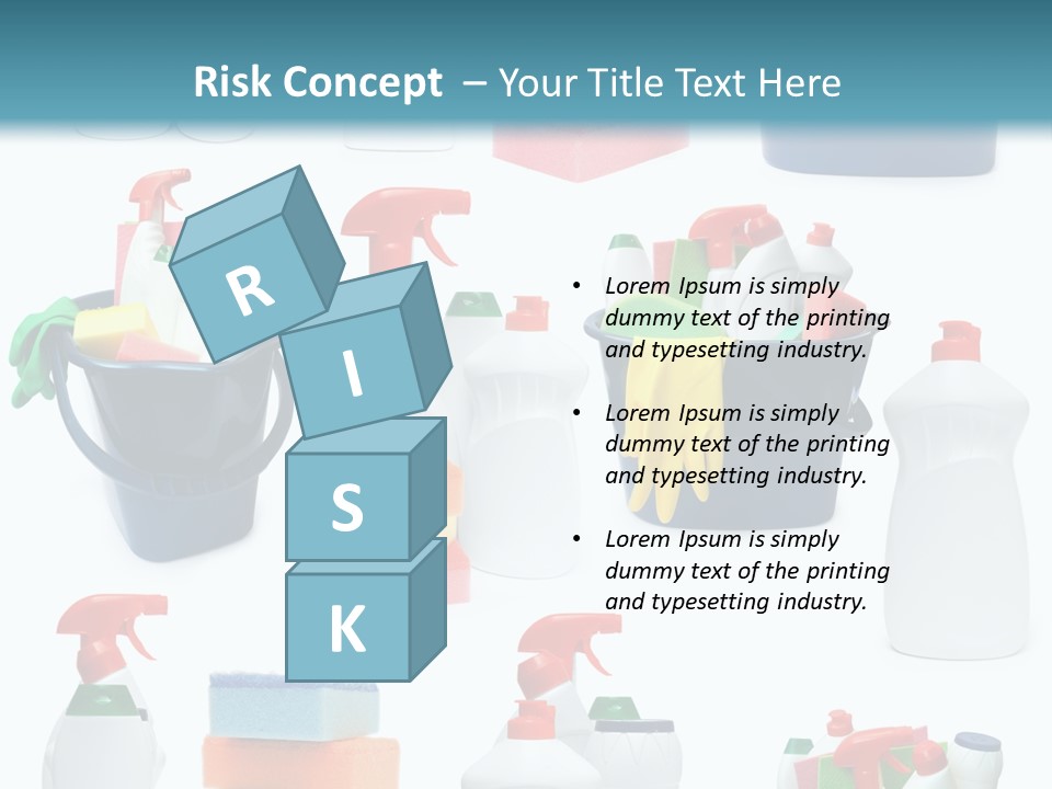 Rubber Household Equipment PowerPoint Template